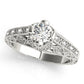 Antique Style Milgrain Engagement Rings