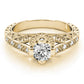 Antique Style Milgrain Engagement Rings