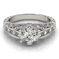 Antique Style Milgrain Engagement Rings