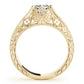 Antique Style Milgrain Engagement Rings