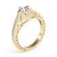 Antique Style Milgrain Engagement Rings