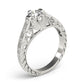 Antique Style Milgrain Engagement Rings