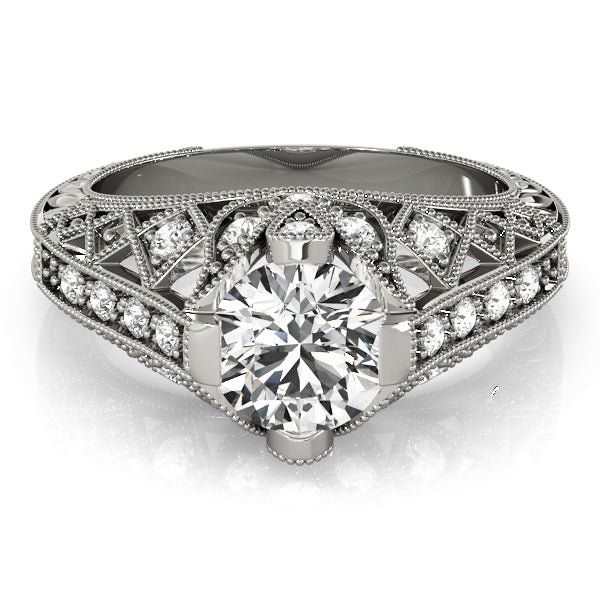 Antique Milgrain Engagement Ring