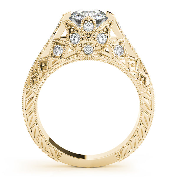 Antique Milgrain Engagement Ring