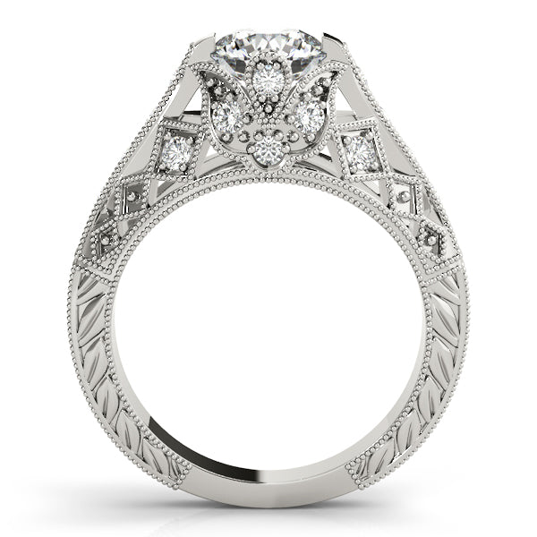 Antique Milgrain Engagement Ring