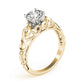 Filigree Solitaire Engagement Ring