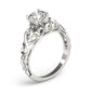 Filigree Solitaire Engagement Ring