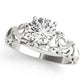 Filigree Solitaire Engagement Ring