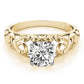 Filigree Solitaire Engagement Ring