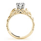 Filigree Solitaire Engagement Ring
