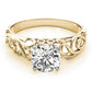 Solitaire Filigree Engagement Ring