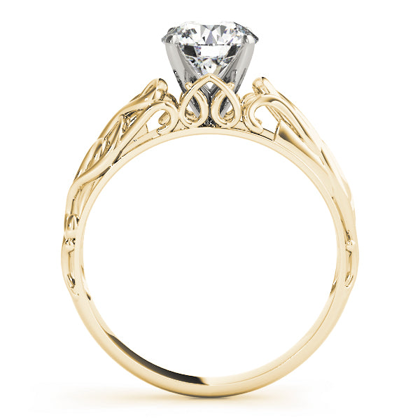 Solitaire Filigree Engagement Ring