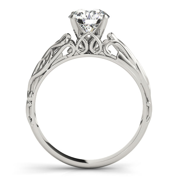 Solitaire Filigree Engagement Ring