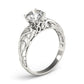 Solitaire Filigree Engagement Ring