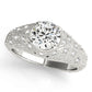 Antique Style Milgrain Engagement Rings