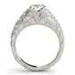 Antique Style Milgrain Engagement Rings
