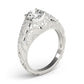 Antique Style Milgrain Engagement Rings