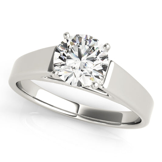 Antique Style Solitaire Engagement Ring