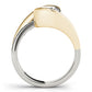 Bypass Split Shank Engagement Ring