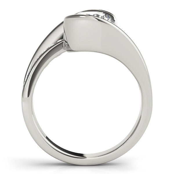 Bypass Split Shank Engagement Ring
