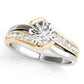 Bypass Channel Set Engagement Rings