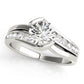 Bypass Channel Set Engagement Rings