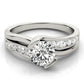 Bypass Channel Set Engagement Rings