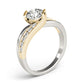 Bypass Channel Set Engagement Rings