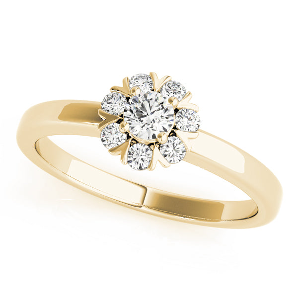 CLUSTER RING, SPLIT PRONGS