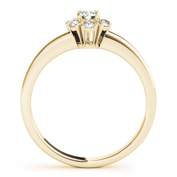 CLUSTER RING, SPLIT PRONGS