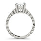 Marquise Shaped Milgrain Engagement Ring