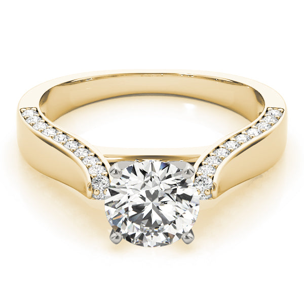 Classic Solitaire Shared Prong Engagement Ring