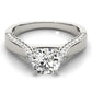 Classic Solitaire Shared Prong Engagement Ring