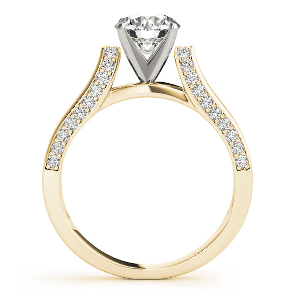 Classic Solitaire Shared Prong Engagement Ring