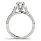 Classic Solitaire Shared Prong Engagement Ring