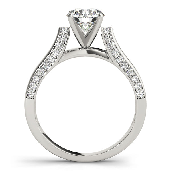 Classic Solitaire Shared Prong Engagement Ring