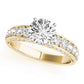 Multirow Accented Engagement Ring