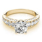 Multirow Accented Engagement Ring