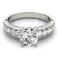 Multirow Accented Engagement Ring