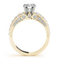 Multirow Accented Engagement Ring