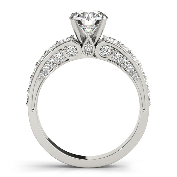 Multirow Accented Engagement Ring