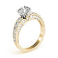 Multirow Accented Engagement Ring