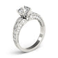 Multirow Accented Engagement Ring