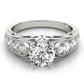 Single Row Engagement Ring
