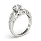 Single Row Engagement Ring