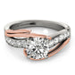 Split-Shank Bypass Engagement Ring