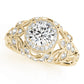 Vintage Inspired Halo Engagement Ring