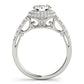 Solitaire Double Halo Engagement Ring