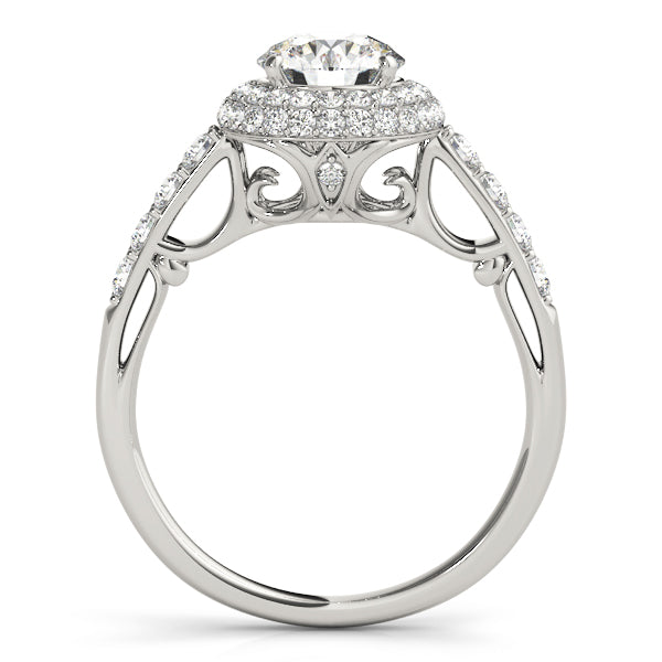 Solitaire Double Halo Engagement Ring