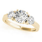 3-Stone Prong Set Engagement Ring